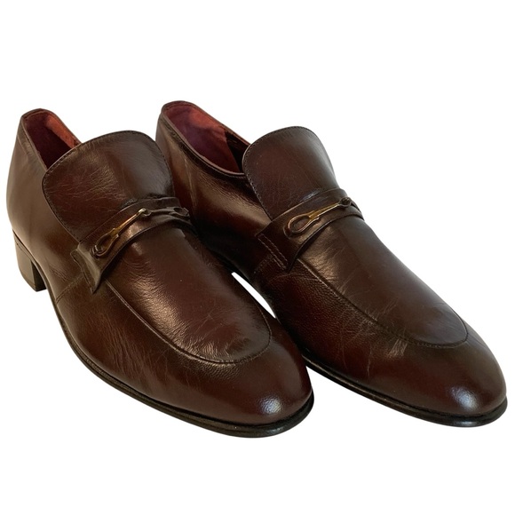 Nunn Bush Other - Vintage Nunn Bush Brown Leather Slip On Men's Loafers